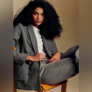 NWT Sezane Michele wool jacket blazer